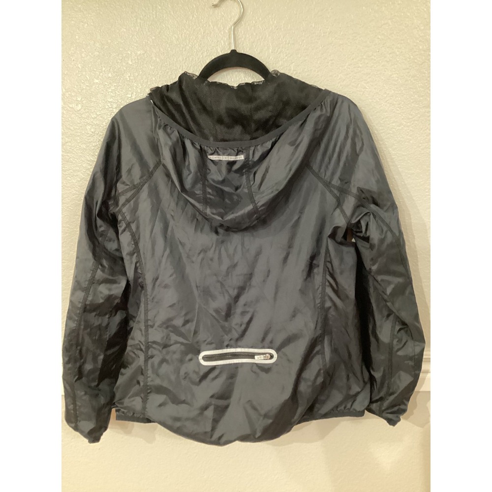 Tommy Hilfiger Sport Windbreaker Jacket Women's Black Full Zip Lightweight - Picture 3 of 12